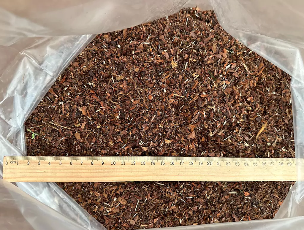 Mizu mulča, smalkā frakcija (0,5-7mm), 30x50L